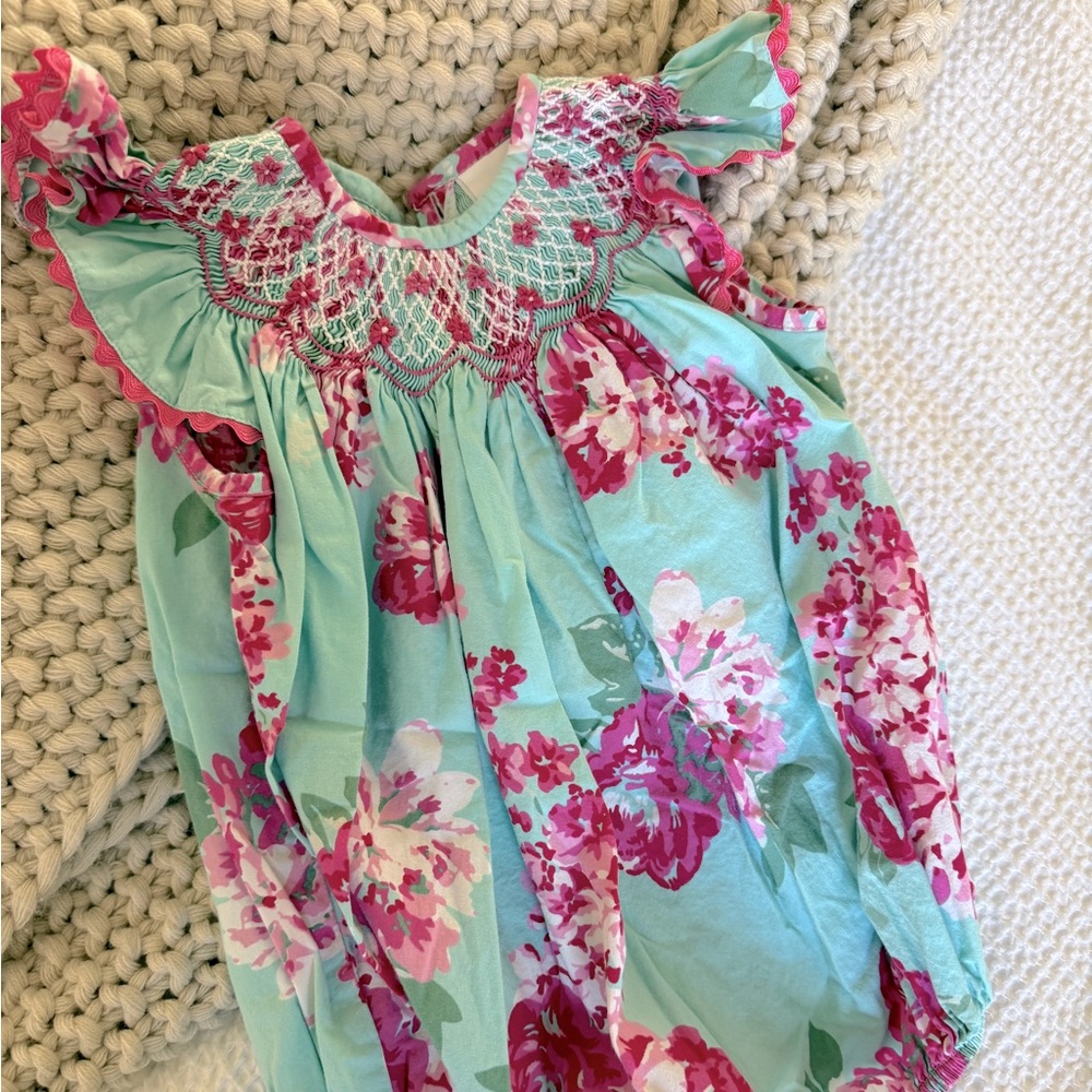 Baby Girl Smocked Bubble